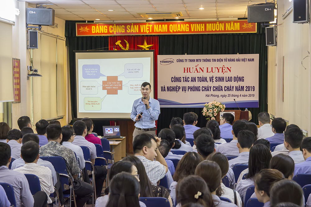 Hình ảnh minh họa khóa đào tạo an toàn nhóm 2 tại Viện Chất Lượng Việt Nam