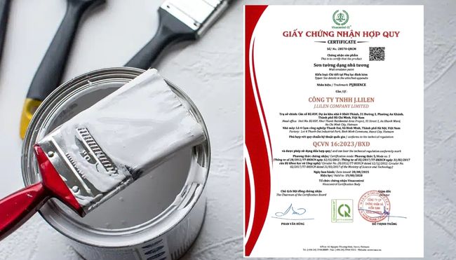 Giấy chứng nhận hợp quy sản phẩm sơn tường dạng nhũ tương theo phương thức 5